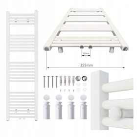 Aquabad® VIRGO Kopalniški Radiator 400x1400 mm 460 W bel