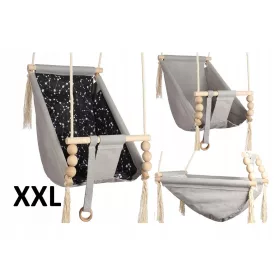   Kidaboo XXL otroška gugalnica 3v1 | Najboljša ekološka huška za otroke | CE certifikat