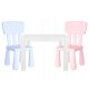  Otroška miza + 2 stola / Otroško pohištvo Komplet pohištva Lack
