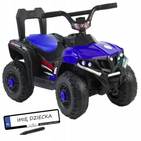 Električni otroški štirikolesnik z LED lučkami in zvoki