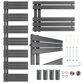   Aquabad Slovenski Kopalniški Radiator Fornax Antracit 966 W 50/164