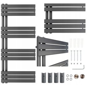   Aquabad Fornax Vodni Kopalniški Radiator 500x1150 mm Antracit