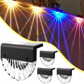 Ulična svetilka na sončno energijo s 4 LED lučmi