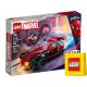 LEGO Super Heroes 76244 Miles Morales proti Morbiusu + VP LEGO papirnata vrečka srednje velikosti 41 cm x 34 cm x 11 cm DARILNA VREČKA