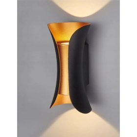   Vrtna svetilka z LED tehnologijo XPart, odtenki črne in zlate barve, vgrajen 10 W LED vir