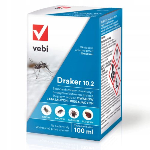 Tekočina za boj proti mravljem, komarjem, klopom in stenicam Vebi 0,1 kg 100 ml