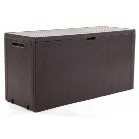 Plastična vrtna škatla Keter Emily 277l Rjava