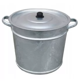   Optimized Name: Trda cinkana kovinska posoda Komet 39 l 41,2 cm

Optimized Description: ️Trda cinkana kovinska posoda Komet 39 l 41,2 cm️ Ta stožčasta kovinska posoda je narejena iz močne pločevine 
