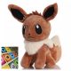 Ljubka maskota Pokemon Eevee 25 cm + 2 ORIGINALNI POKEMON ENERGIJSKI KARTI