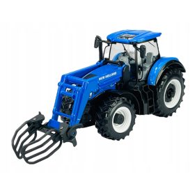   TRAKTOR BBURAGO NEW HOLLAND T7.315 HD Z GRABILNIKOM 1:32 NOV KOVINSKI MODEL