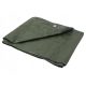 Zelena pokrivna ponjava 3x5m, debela 80g/m2 z aluminijastimi očki