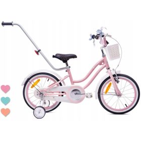   Rowerek za deklice 16 col Heart Bike - roza ⭐️⭐️⭐️⭐️⭐