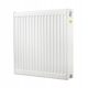 Diamantni jekleni panelni radiator 1643 W, bela barva, dimenzije 1000 x 600 mm