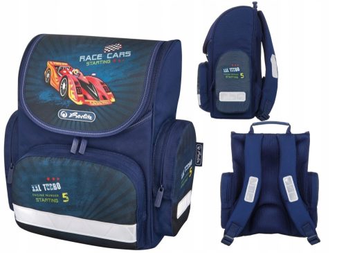 Herlitz otroški nahrbtnik Mini Race Cars za dečke, večbarven