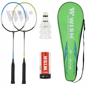 Set za badminton WISH Steeltec 216K s loparjem