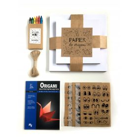   Origami papirni komplet 200 listov 15x15 cm/20x20 cm knjiga DIY kraft