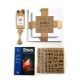 Origami papirni komplet 200 listov 15x15 cm/20x20 cm knjiga DIY kraft