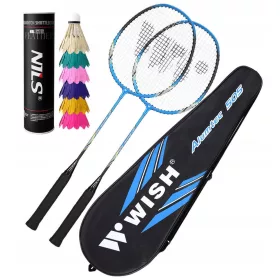   Loparji za badminton WISH ALUMTEC 505K + pikado Nils 14-30-133