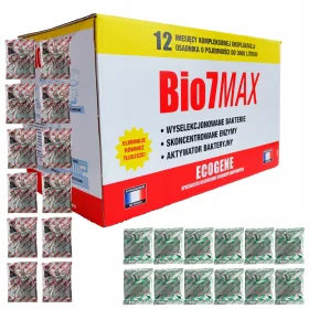   Ekogeni biopreparat za čistilne naprave in greznice Bio7 MAX 2 kg za 12 mesecev