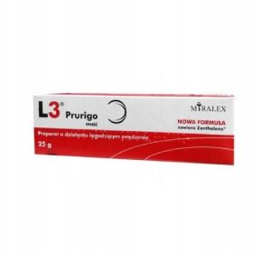 Miralex Pomirjevalno mazilo za L3 Prurigo 25 ml 25 g