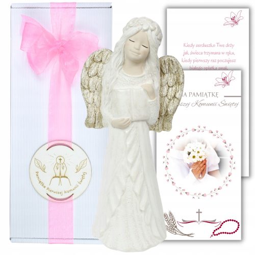 Darilni set Figurica Angel Varuh za prvo sveto obhajilo