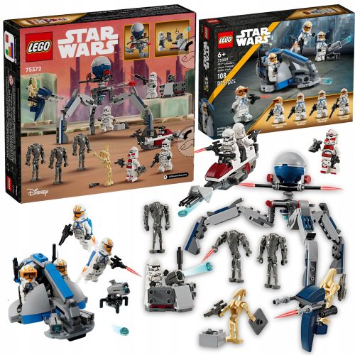 LEGO Star Wars 75372 Klonovski in Battle Droid Battle Pack + LEGO STAR WARS 75359 Bojni Set s 332 kloni