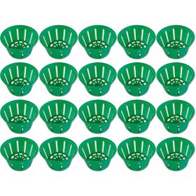 Zeleni Okrogli Koš za Cebule 13 cm, 20 Kosov