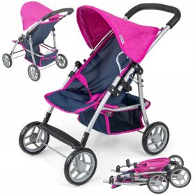 Voziček za punčke Milly Mally Natalie Prestige Navy