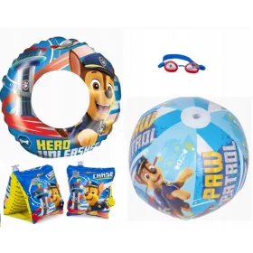 Plavalni komplet PAW Patrol, krog, očala, rokavi