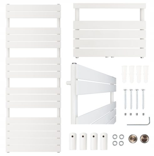 Aquabad® Slovenski kopalniški radiator Aurea 600x1600 mm bel