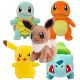 MEHKI MASKOTKI POKEMON PIKACHU IN DRUGI 25CM KOMPLET 5 KOSOV