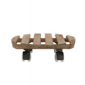   Dreveseno stojalo na kolesih za cvetlične lončke Esschert Design 29 cm