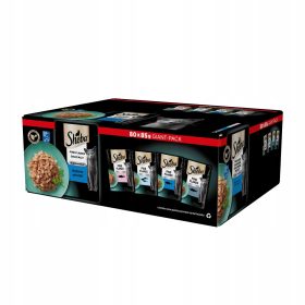 SHEBA mokra hrana za mačke 80x85g - Delikatesni ribji okusi