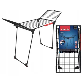   Sušilnik perila Vileda King Ultimate 20m Stabilna Blokada Črna