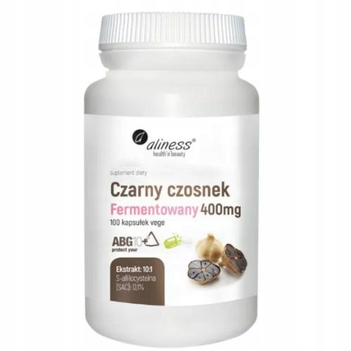 Aliness Črni Fermantirani Česen 400 mg - 100 kapsul za izboljšanje zdravja