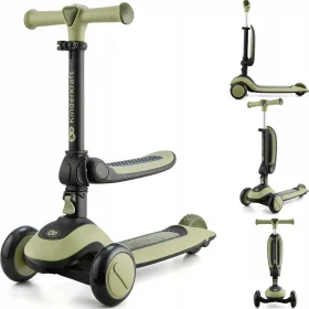 KINDERKRAFT 2v1 HALLEY skiro LED Bela