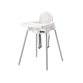 Visoko stolček za hranjenje IKEA ANTILOP s pasovi + pladenj