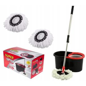   MOP OBROTNIK ROTACIJSKI 360 SPIN TURBO 3v1 SET VEDRO I NAKLADKI IZ MIKROVLAKEN