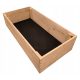 Mini vrtni rastlinjak 120 cm x 60 cm les