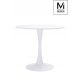 Okrogla miza Modesto Tulip 90 x 90 x 72 cm bela