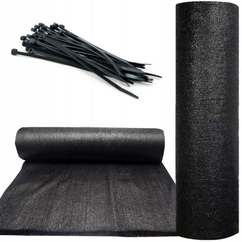 SENČILNA MREŽA HDPE 90% 1,5x25 m - MASKIRNA POKRIVNA PODLOGA ZA OGRAJO UV OGRAJA