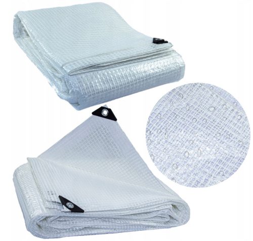 Odporna in vodoodporna plandeka 5x5 m z UV zaščito in aluminijastimi očki
