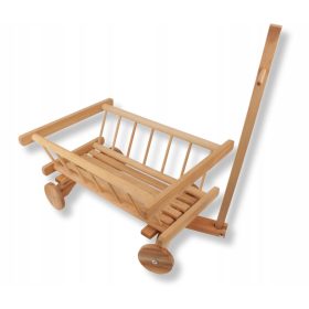 DREVENA NOSILKA ZA IGRAČE IN POTISKALKA