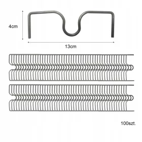    Kovinski pulilnik vej, opora za veje sadnega drevja 100 kosov.