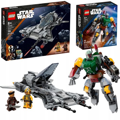 LEGO Star Wars 75346 Pirate Fighter + LEGO Star Wars 75369 Boba Fett's Mech