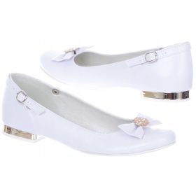   Balerinke za prvo obhajilo Miko, št. 33, belo-zlate, za deklice