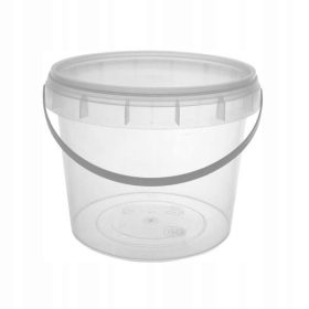 Wiaderko s pokrovom 1L, 100 kosov s certifikatom PZH