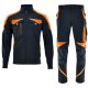 NEOFLEX delovne hlače in sweatshirt, oranžno/črna, vel.48