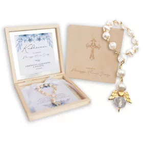    Prvoobhajilni spominek VZORCI daril za graviranje rožnega venca