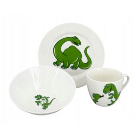 Zbirka porcelanastih posod Dino za otroke
